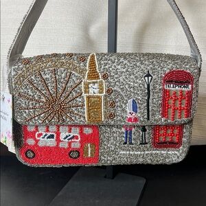 From India To You | Beaded London Themed Shoulder Bag
